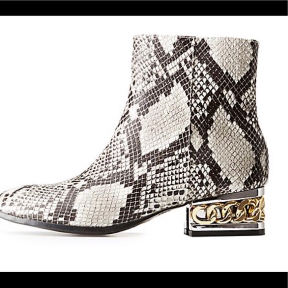 snake print boots womens
